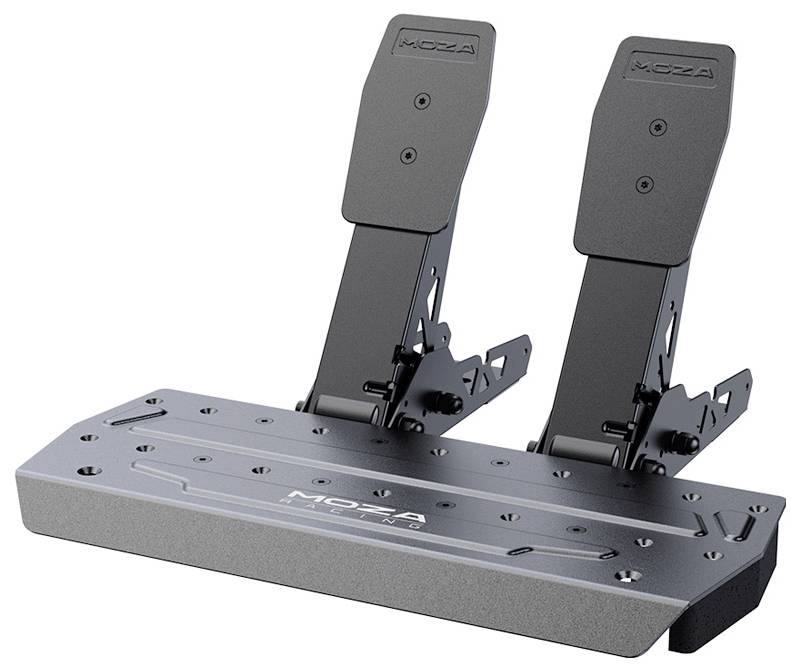 MOZA R5 Racing Set (R5 DD Wheelbase, ES Wheel, SR-P Lite Pedale, Tischhalterung) Lenkrad Schwa