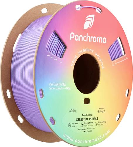Polymaker CA02016 Panchroma™ Celestial Filament PLA, PLA Glitter Mehrfarbig 1.75 mm 1000 g Purple