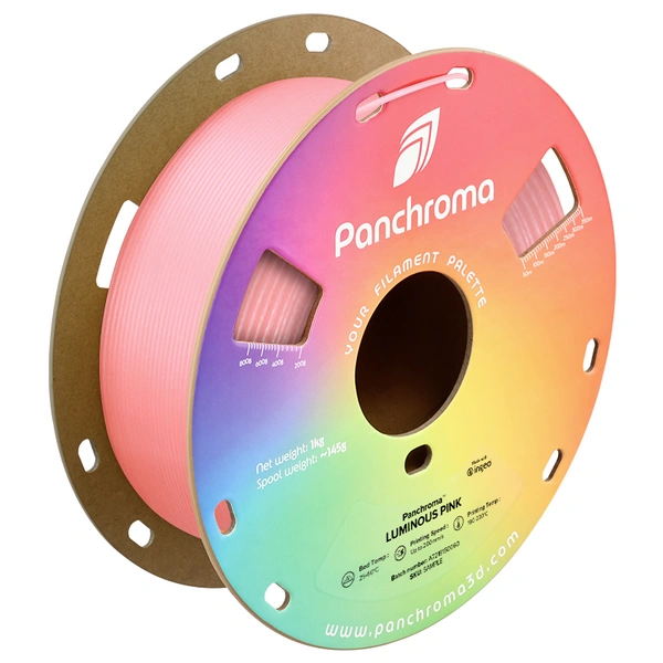 Polymaker CA02034 Panchroma™ Luminous Filament PLA nachleuchtend 1.75mm 1000g Pink 1St. Polymaker CA02034 Panchroma™ Luminous Filament PLA nachleuchtend 1.75mm 1000g Pink 1St.