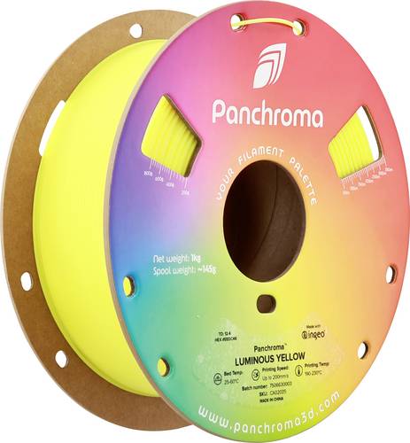 Polymaker CA02035 Panchroma™ Luminous Filament PLA nachleuchtend 1.75 mm 1000 g Yellow, Gelb 1 St.