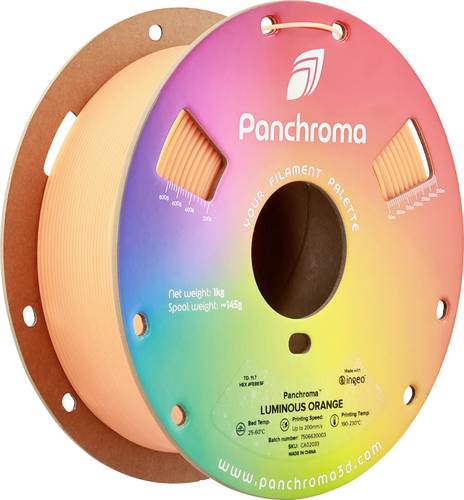 Polymaker CA02033 Panchroma™ Luminous Filament PLA nachleuchtend 1.75 mm 1000 g Orange 1 St.