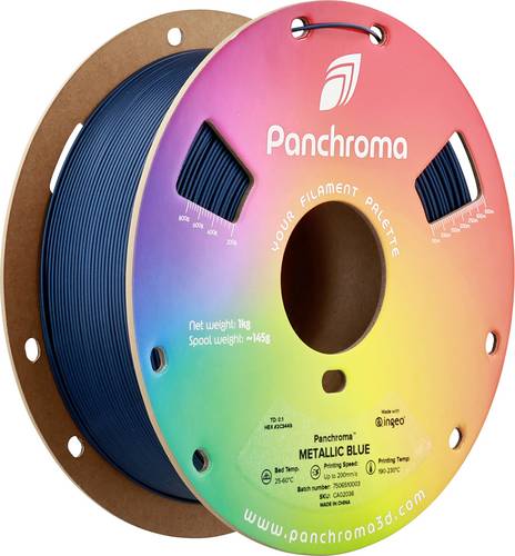 Polymaker CA02036 Panchroma™ Metallic Filament PLA Mehrfarbig 1.75 mm 1000 g Blue, Blau, Metallic 1