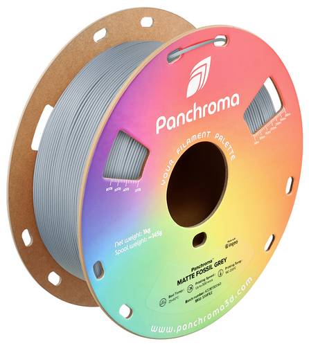 Polymaker CA04020 Panchroma™ Matte Filament PLA Matt, geringerer Kunststoffgehalt 1.75mm 1000g Fossil Grey, Grau 1St.