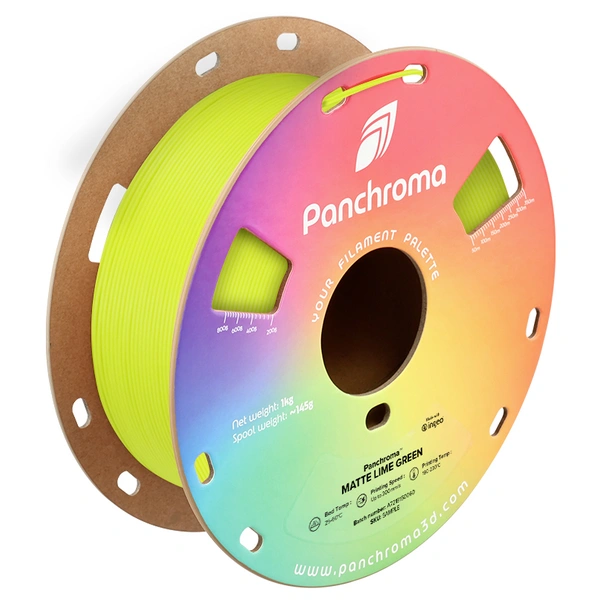 Polymaker CA04023 Panchroma™ Matte Filament PLA Matt, geringerer Kunststoffgehalt 1.75mm 1000g lime green, Grün 1St. Polymaker CA04023 Panchroma™ Matte Filament PLA Matt, geringerer Kunststoffgehalt 1.75mm 1000g lime green, Grün 1St.