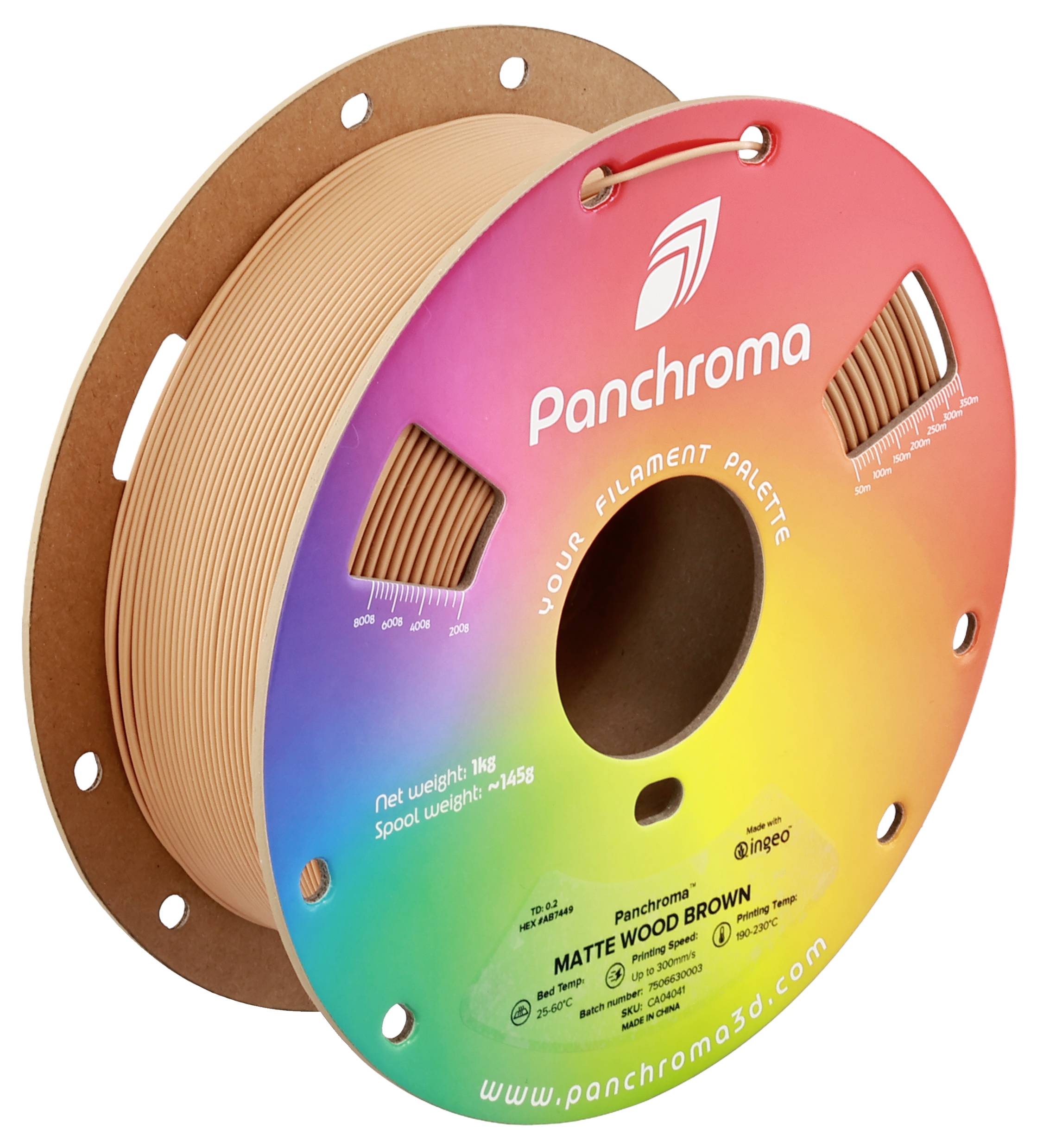 Eine Rolle 3D-Drucker-Filament von Panchroma in der Farbe 