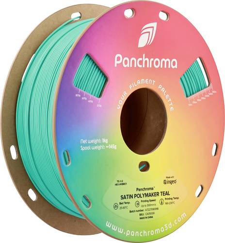 Polymaker CA05006 Panchroma™ Satin Filament PLA Satiniert, hohe Steifigkeit 1.75 mm 1000 g Polymake
