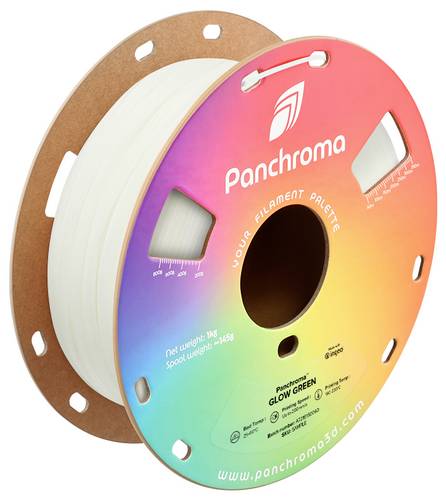 Polymaker CA02030 Panchroma™ Glow Filament PLA nachleuchtend, Farbwechsel 1.75 mm 1000 g Glow Green