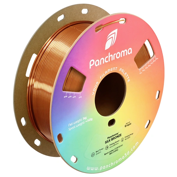 Polymaker CA03004 Panchroma™ Silk Filament PLA Seidig glänzend 1.75mm 1000g Bronze 1St. Polymaker CA03004 Panchroma™ Silk Filament PLA Seidig glänzend 1.75mm 1000g Bronze 1St.