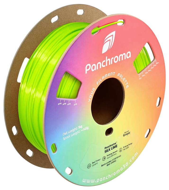 Polymaker CA03009 Panchroma™ Silk Filament PLA Seidig glänzend 1.75mm 1000g Lime, Grün 1St.