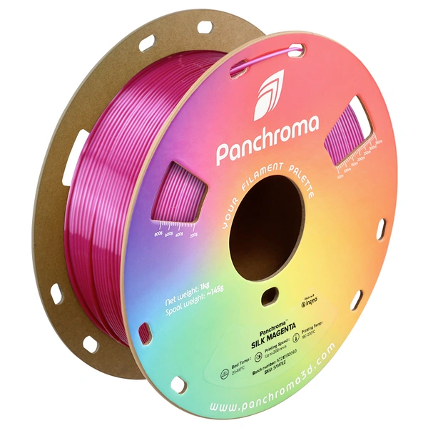 Polymaker CA03010 Panchroma™ Silk Filament PLA Seidig glänzend 1.75mm 1000g Magenta 1St. Polymaker CA03010 Panchroma™ Silk Filament PLA Seidig glänzend 1.75mm 1000g Magenta 1St.