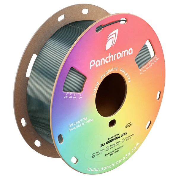 Polymaker CA03032 Panchroma™ Silk Filament PLA Seidig glänzend 1.75mm 1000g Gunmetal Grey, Grau-Grün 1St. Polymaker CA03032 Panchroma™ Silk Filament PLA Seidig glänzend 1.75mm 1000g Gunmetal Grey, Grau-Grün 1St.