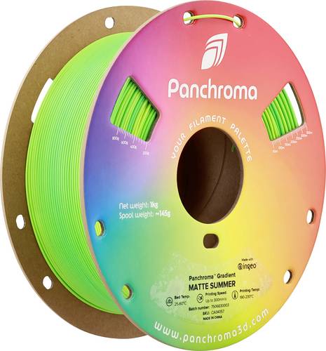Polymaker CA04057 Panchroma™ Gradient Matte Filament PLA Mehrfarbig 1.75 mm 1000 g Summer, Grün 1