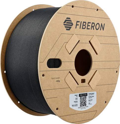 Polymaker FG03002 Fiberon™ PA6-CF20 Filament PA6-CF Kohlefaserverstärkt 1.75 mm 3000 g Schwarz 1 S
