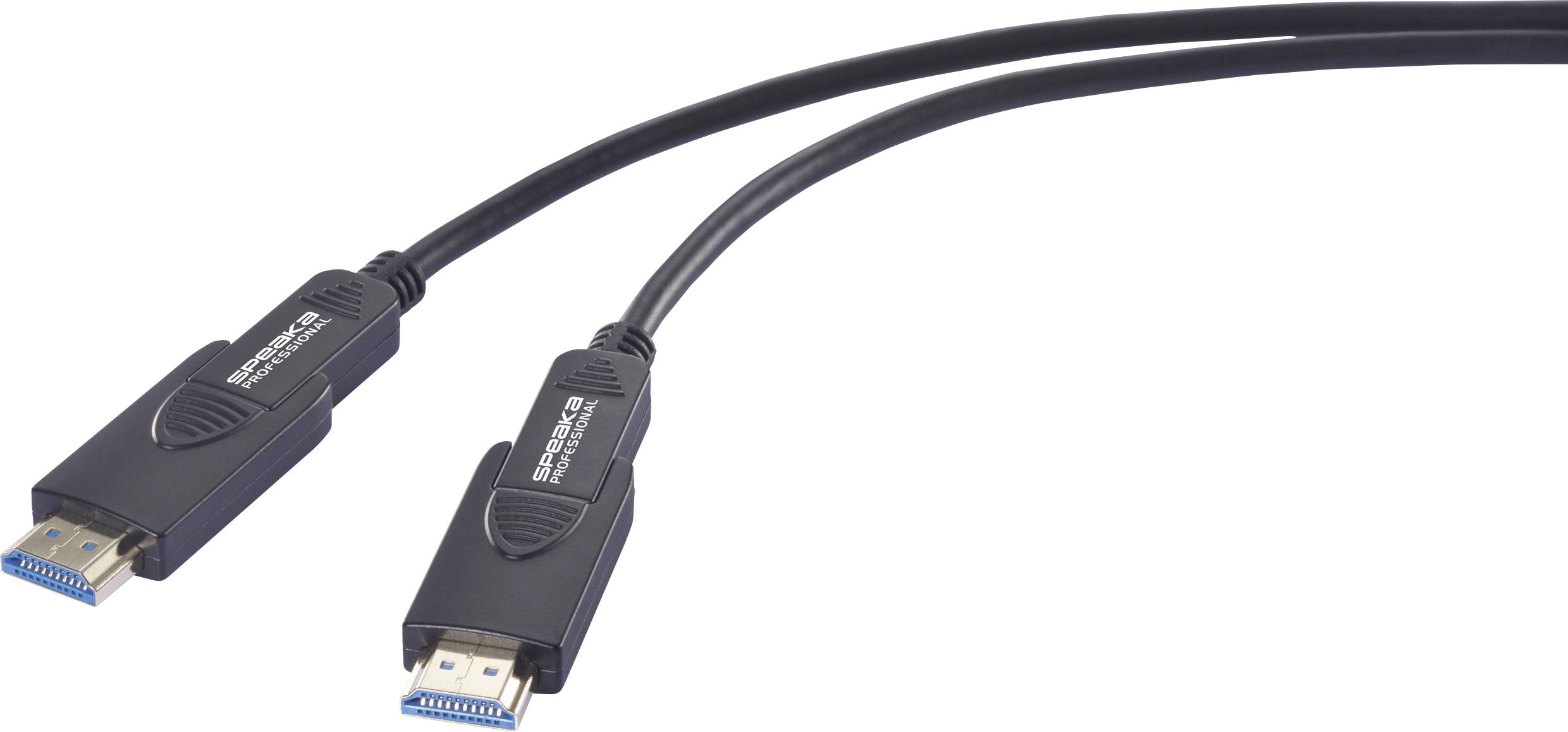 SpeaKa Professional Glasfaser / HDMI Anschlusskabel HDMI-A Stecker, HDMI-Micro-D Stecker, HDMI-A Stecker, HDMI-Micro-D Stecker 15