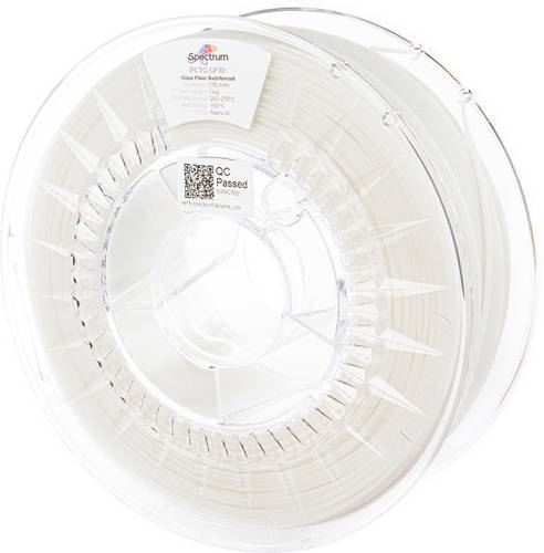 Spectrum Filaments 80718 PCTG GF10 Filament PCTG+GF Glasfaserverstärkt, hohe Steifigkeit, hohe Zugf