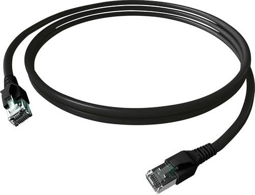 Easylan CP1KSBSBS0075 RJ45 Netzwerkkabel, Patchkabel CAT 6a S/FTP 7.5m Schwarz 1St.