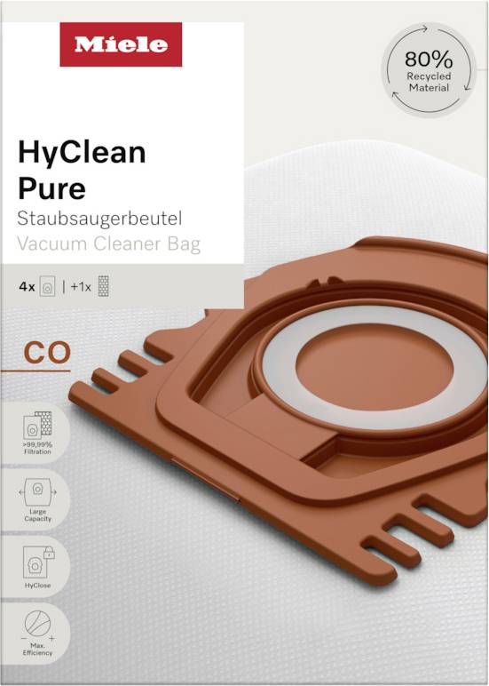 Miele CO HyClean Pure 12557080 Staubsaugerbeutel