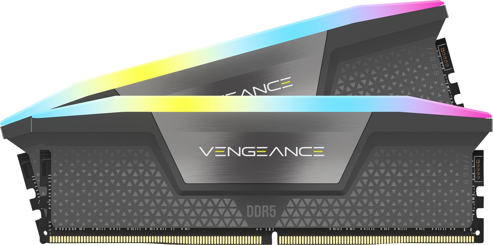 Corsair VENGEANCE RGB DDR5 6000MT/s 64GB - GREY PC-Arbeitsspeicher Kit DDR5 64GB 2 x 32GB 3000MHz 288pin DIMM CL28