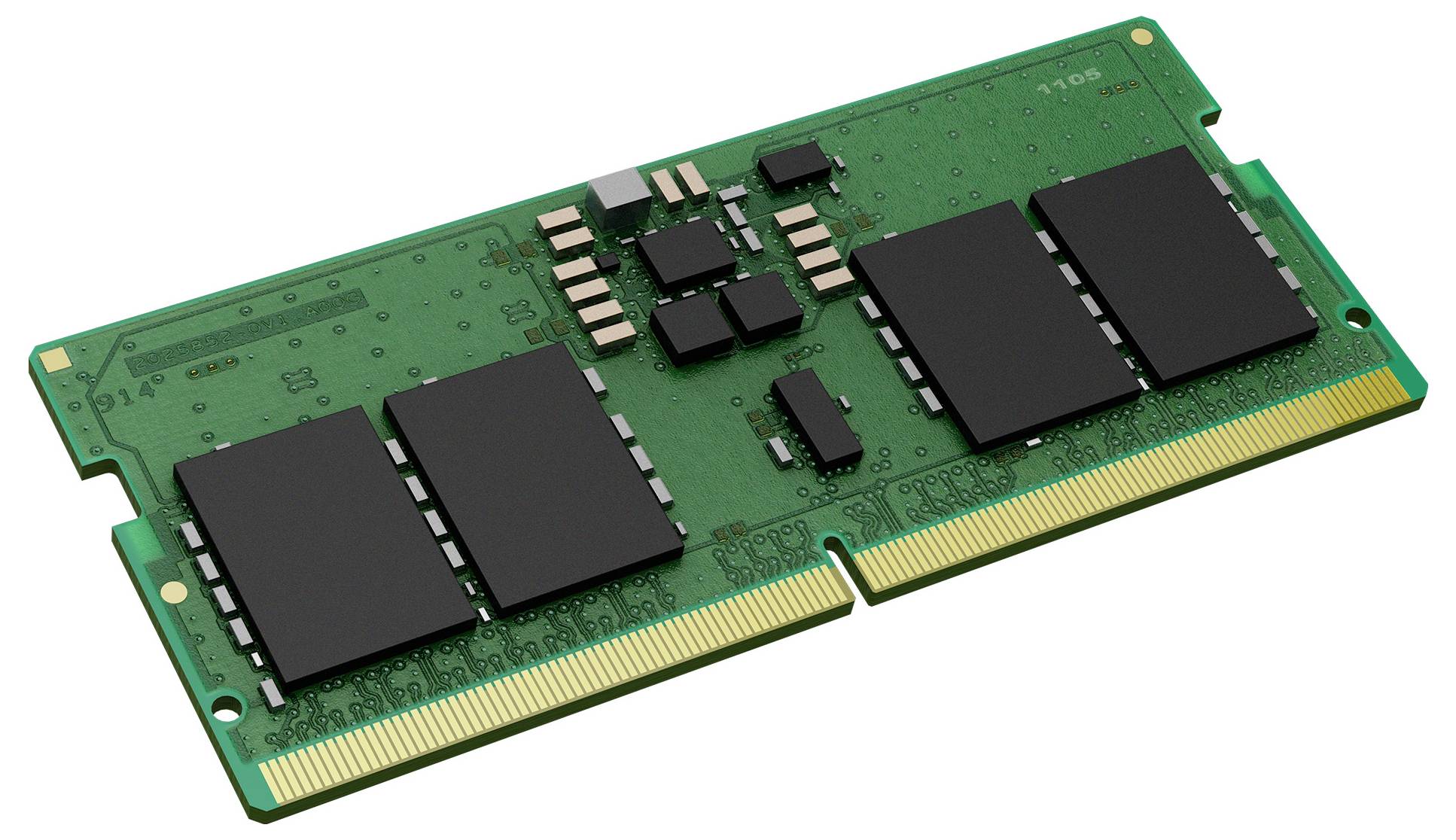 Kingston KVR64V52BS6-8 Laptop-Arbeitsspeicher Modul DDR5 8 GB 1 x 8 GB 262pin SO-DIMM CL52 KVR64V52BS6-8