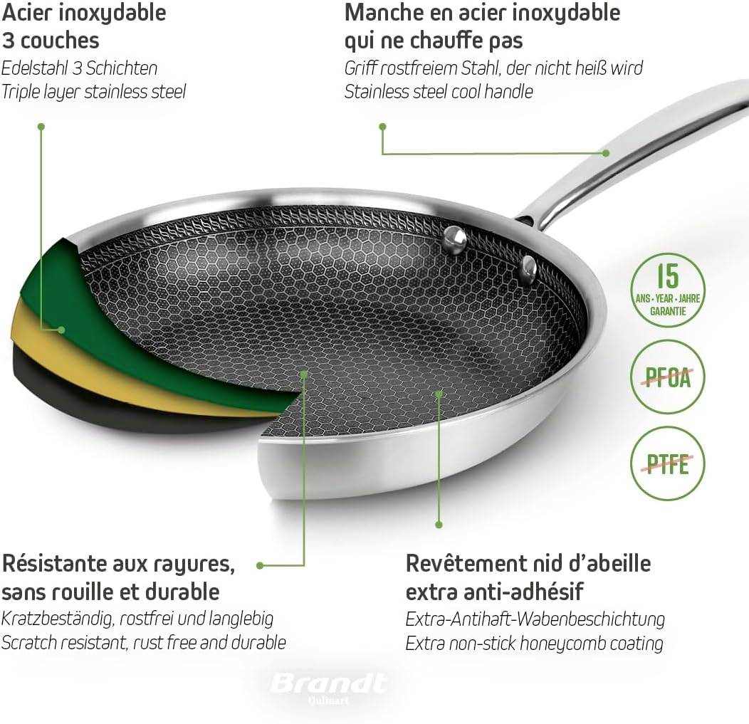 Qulinart by Brandt 194-018Pfanne 280mm