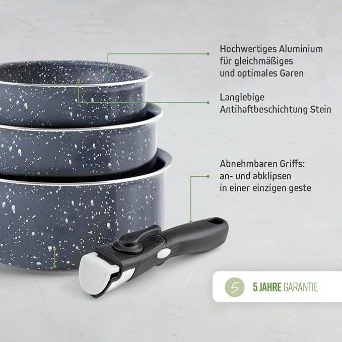 Qulinart by Brandt 194-026 Topf-Set 10teilig