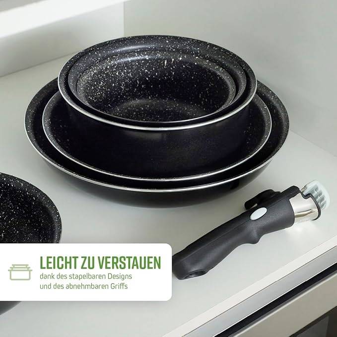 Qulinart by Brandt 194-026 Topf-Set 10teilig