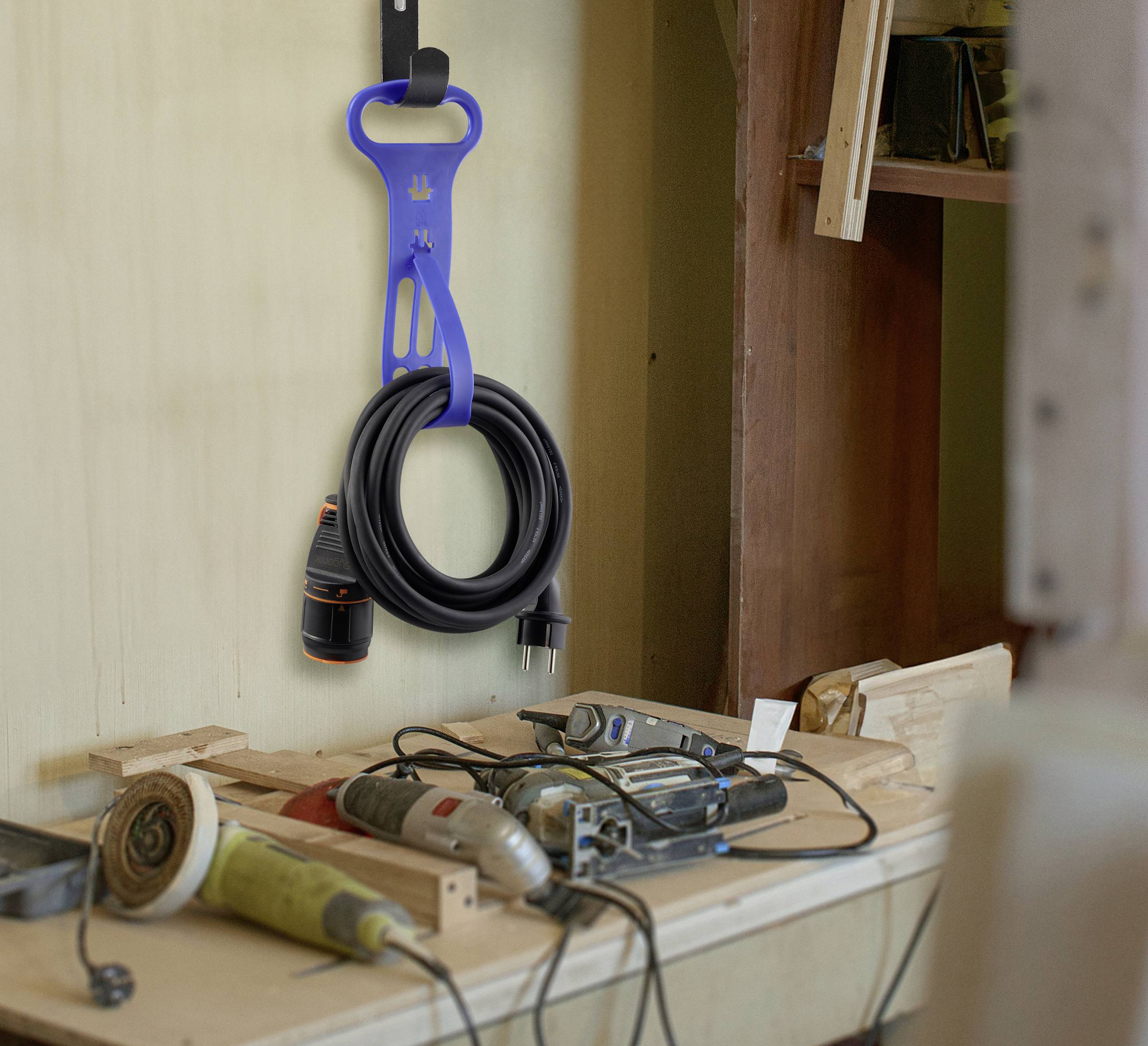 Sygonix Kabeltragehilfe SY-6799752 Blau 1St.