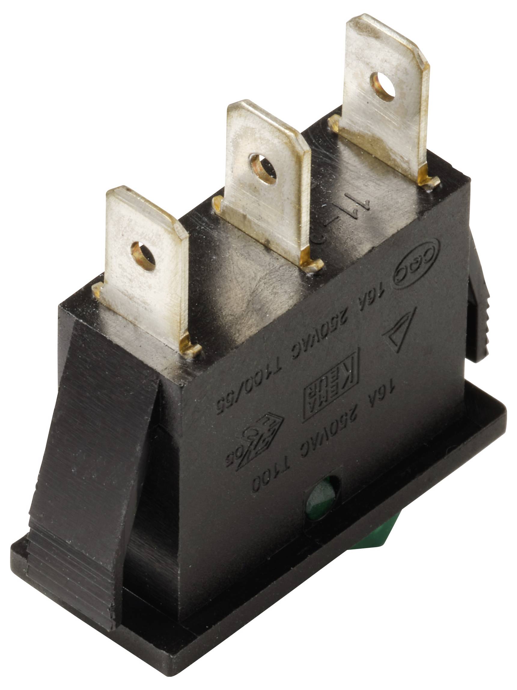 TRU COMPONENTS TC-13599536 Wippschalter 250 V/AC 16A 1 x Aus/Ein rastend