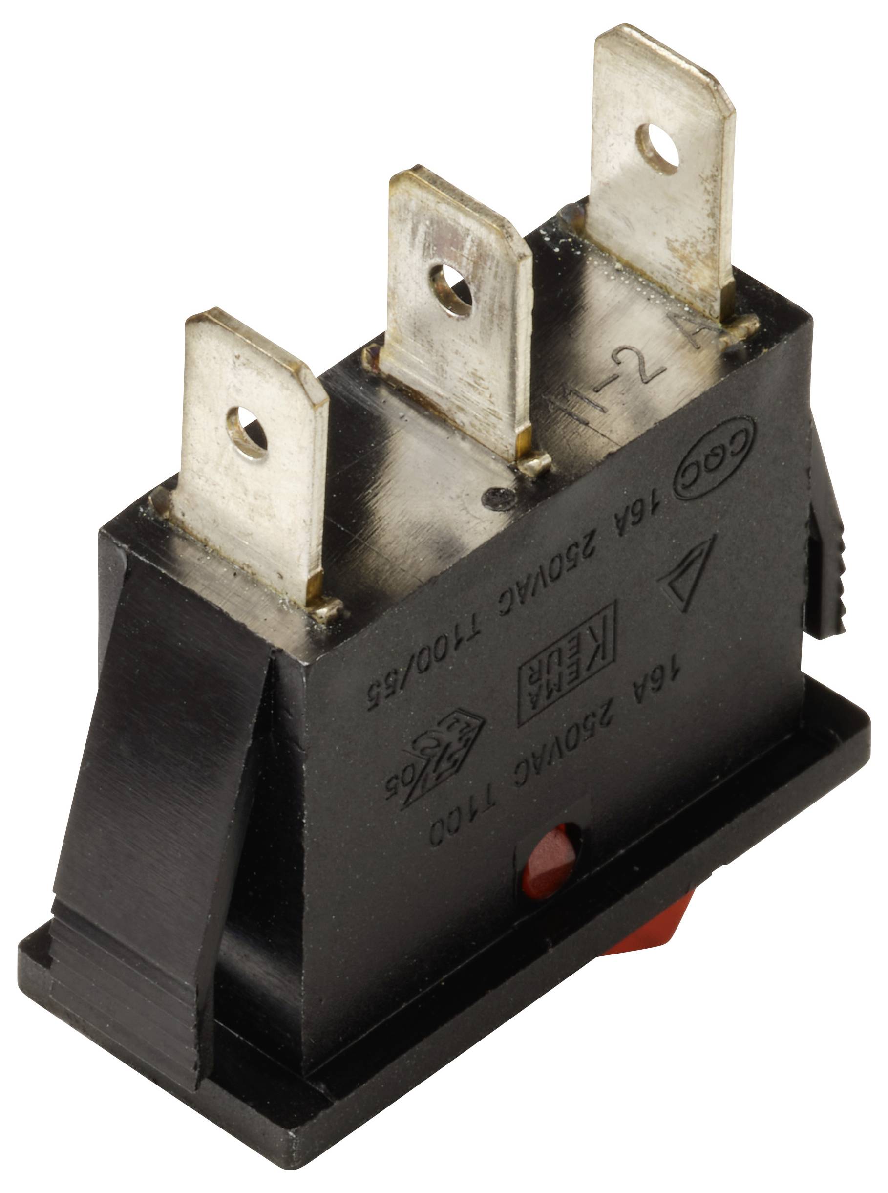 TRU COMPONENTS TC-13599540 Wippschalter 250 V/AC 16A 1 x Aus/Ein rastend