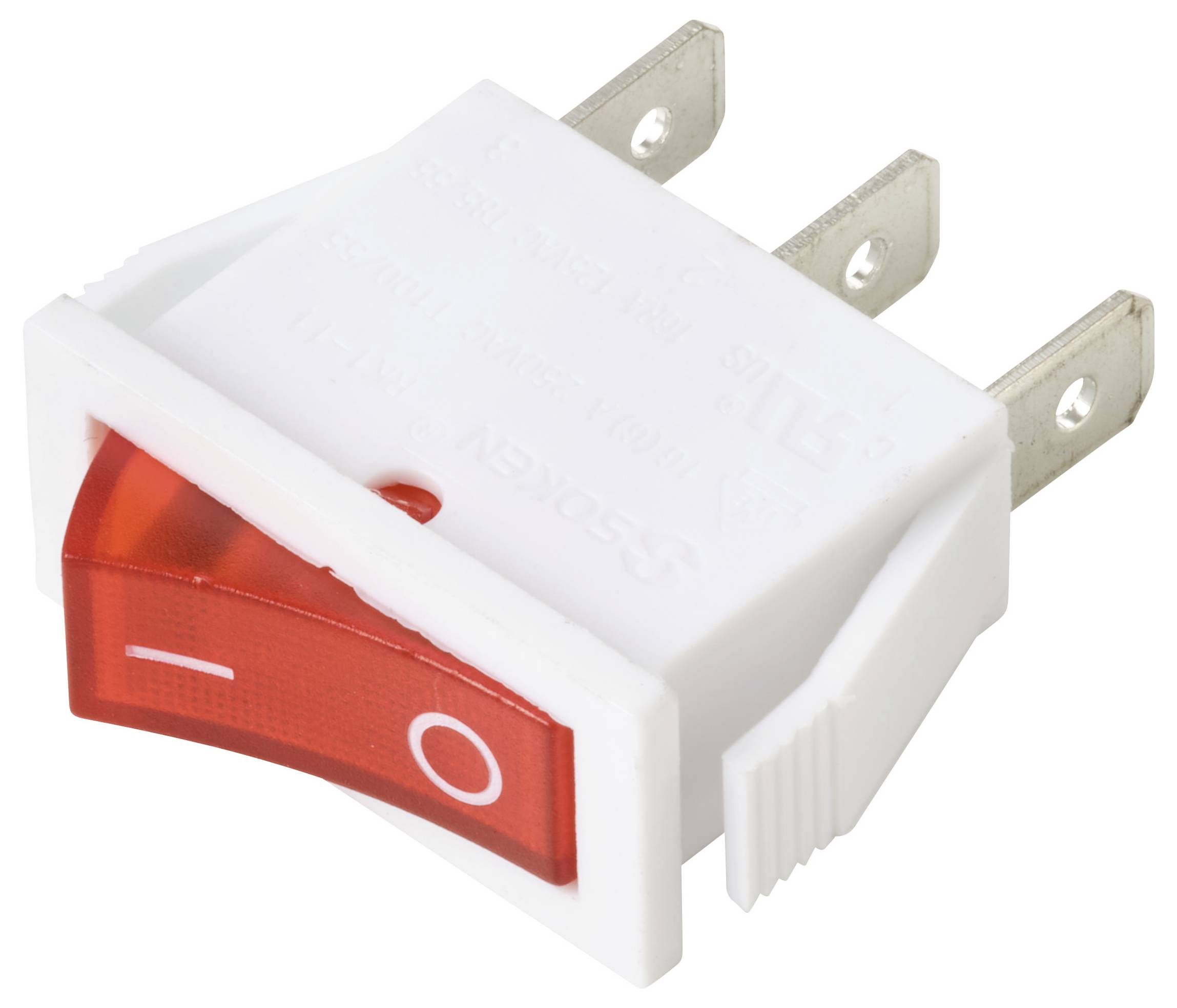 TRU COMPONENTS TC-13599548 Wippschalter 250 V/AC 16A 1 x Aus/Ein rastend