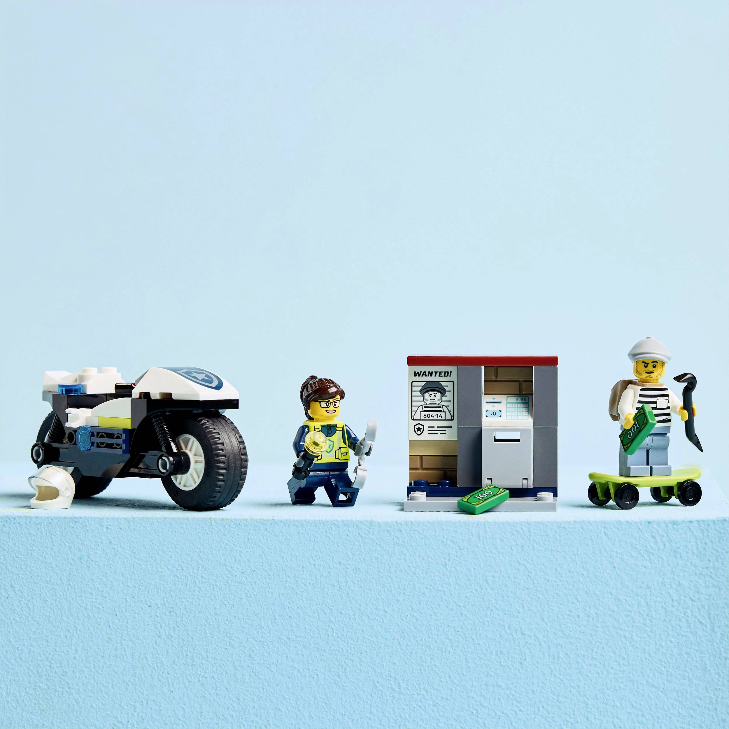 60455 LEGO® CITY Verfolgungsjagd mit dem Polizeimotorrad