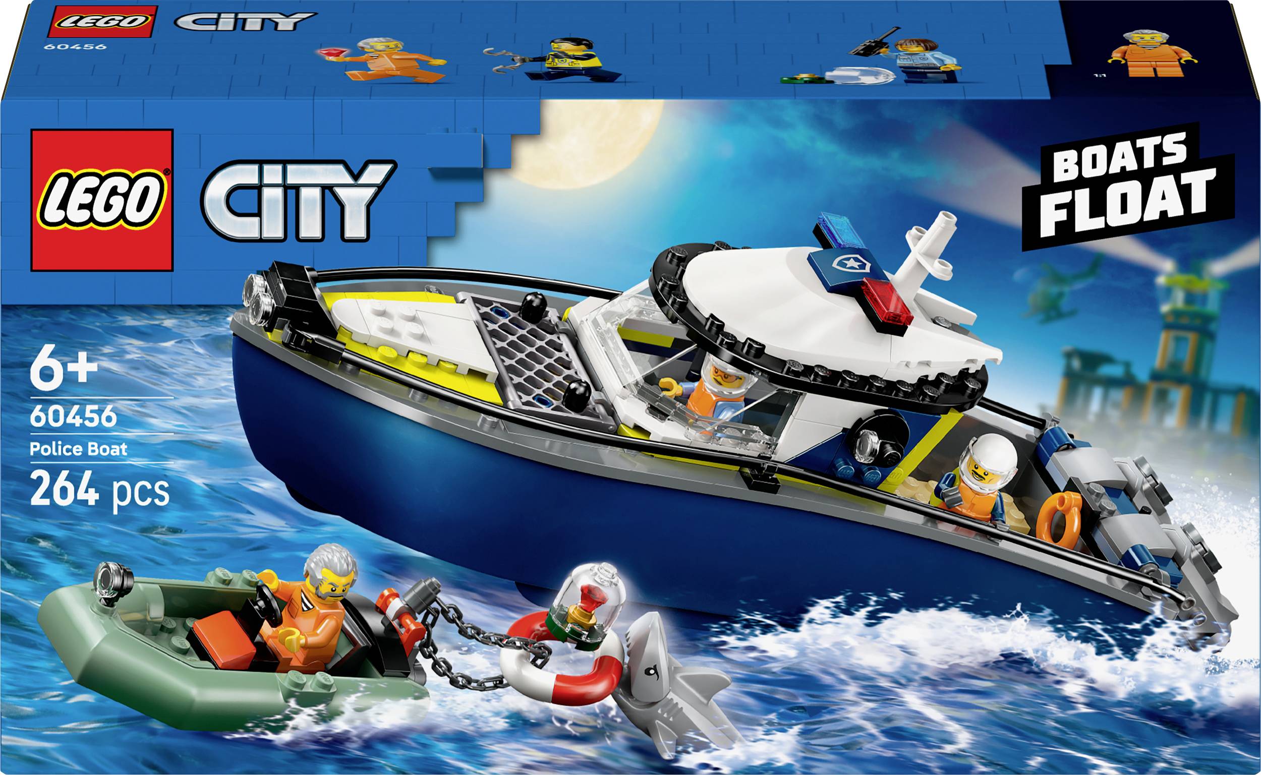 60456 LEGO® CITY Verfolgungsjagd im Polizeiboot