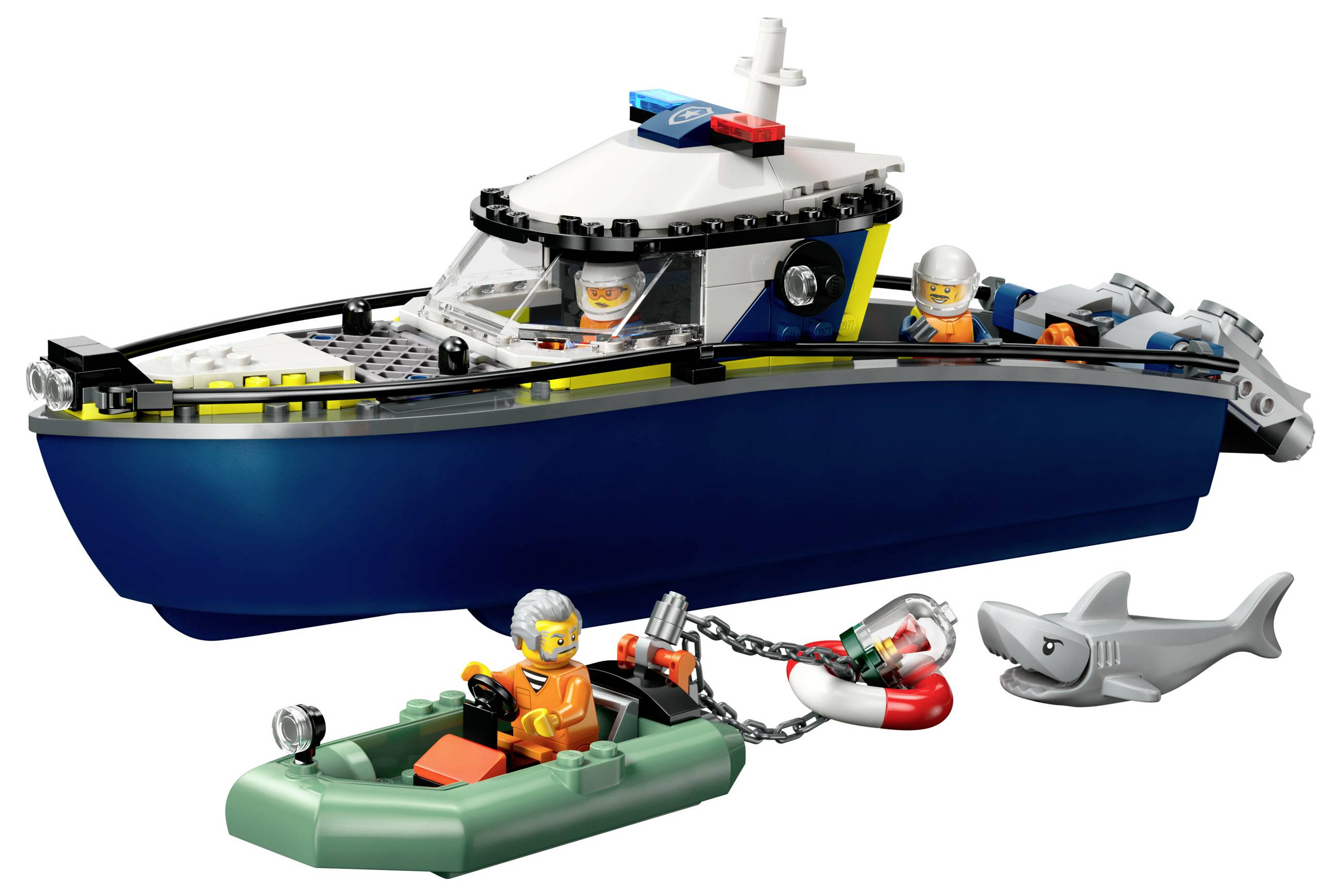 60456 LEGO® CITY Verfolgungsjagd im Polizeiboot