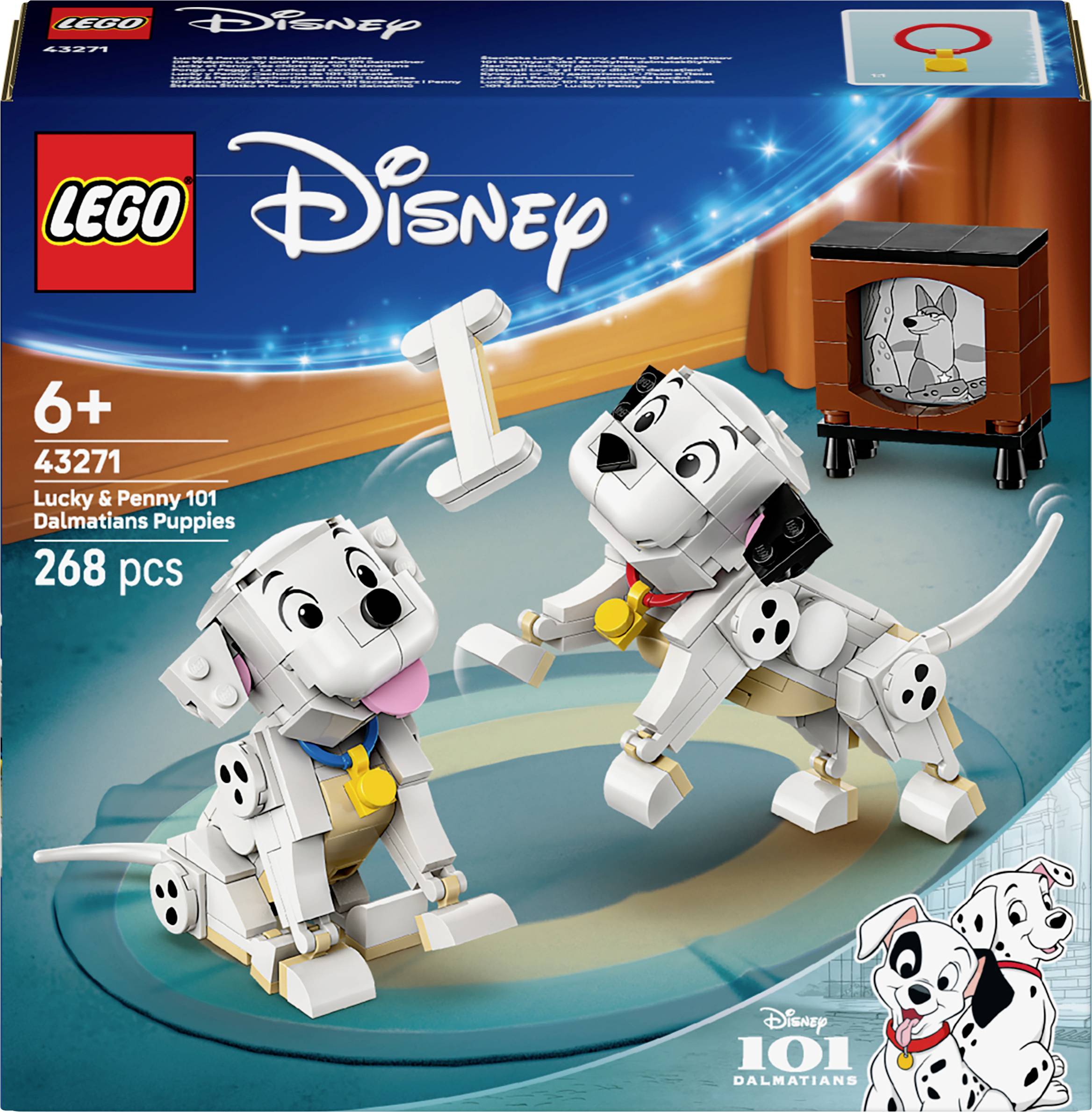 43271 LEGO® DISNEY Die Welpen Lucky und Penny aus 101 Dalmatiner