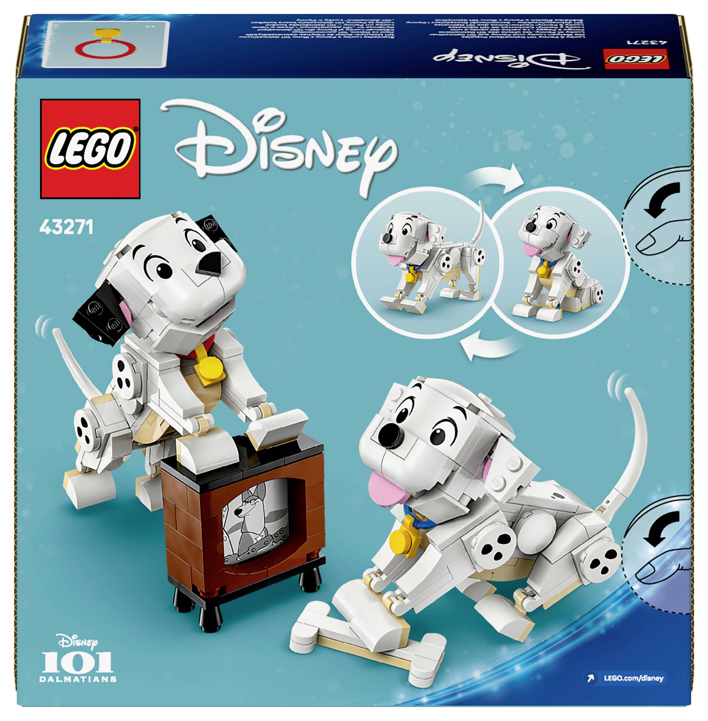 43271 LEGO® DISNEY Die Welpen Lucky und Penny aus 101 Dalmatiner