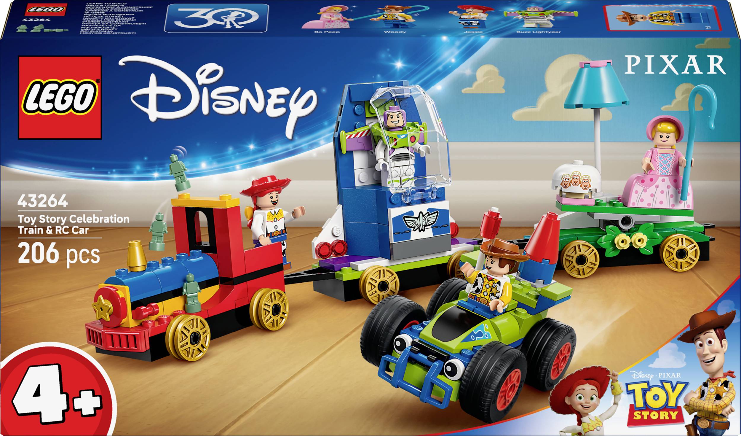 43264 LEGO® DISNEY Partyzug und das Auto RC aus Toy Story