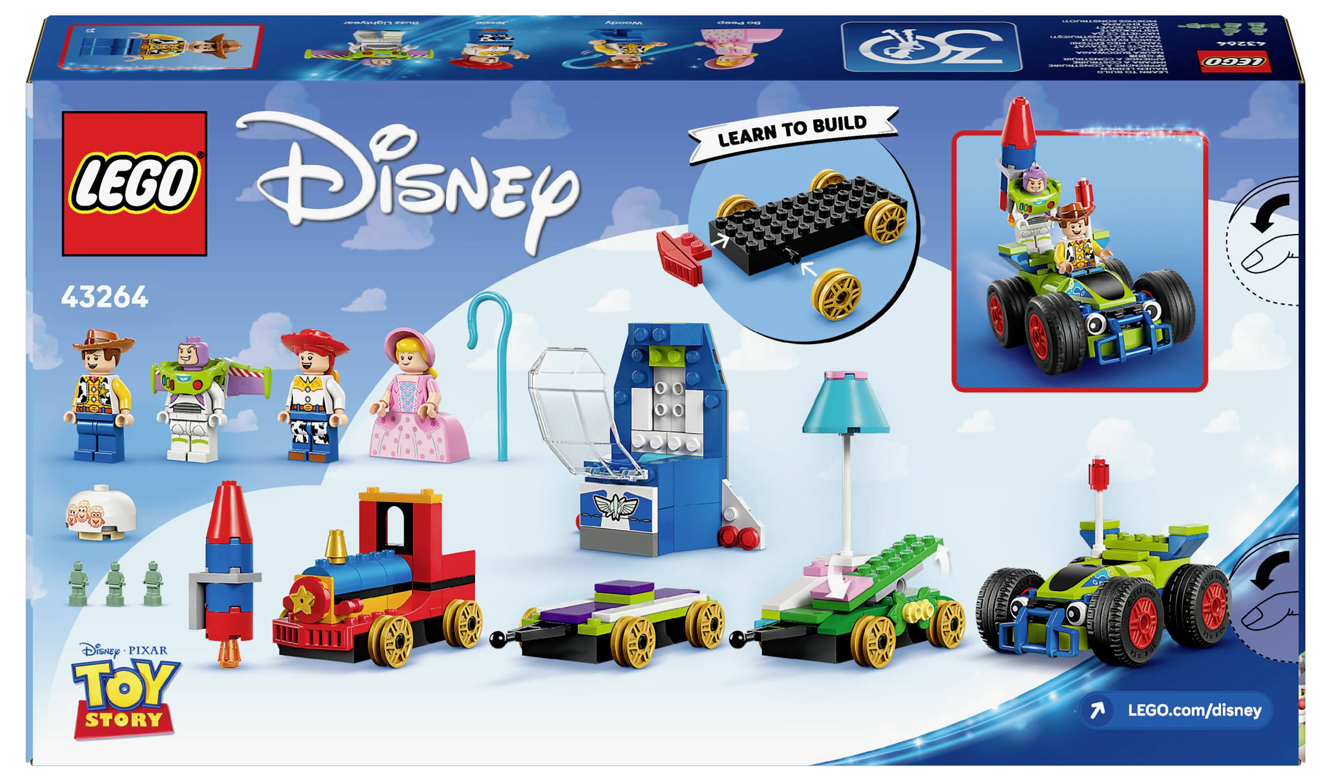 43264 LEGO® DISNEY Partyzug und das Auto RC aus Toy Story
