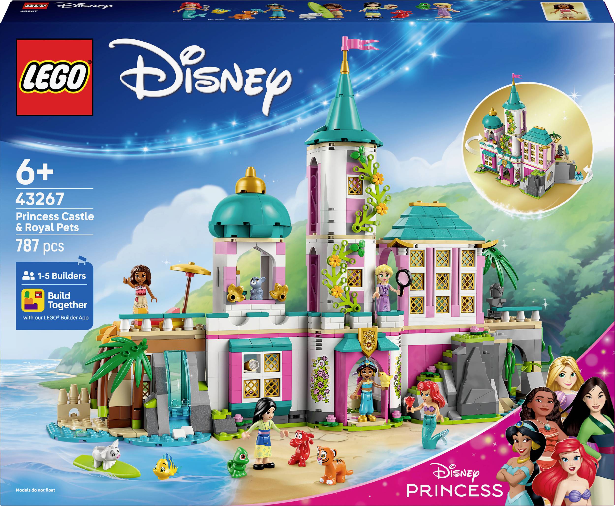 43267 LEGO® DISNEY Prinzessinnenschloss mit Haustieren