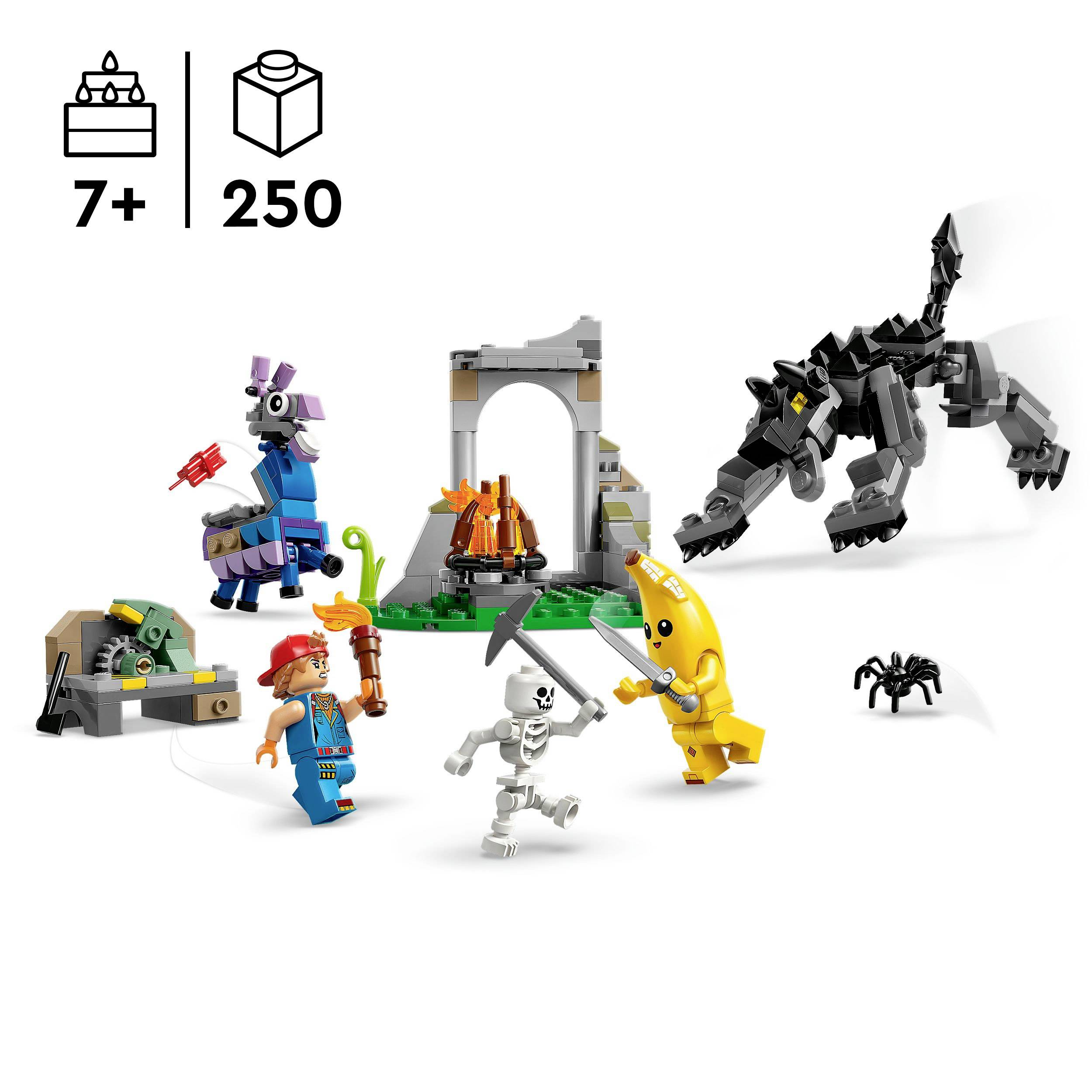 77075 Lego® Fortnite Das Lager von Schali und der Zündkerzenkünstlerin
