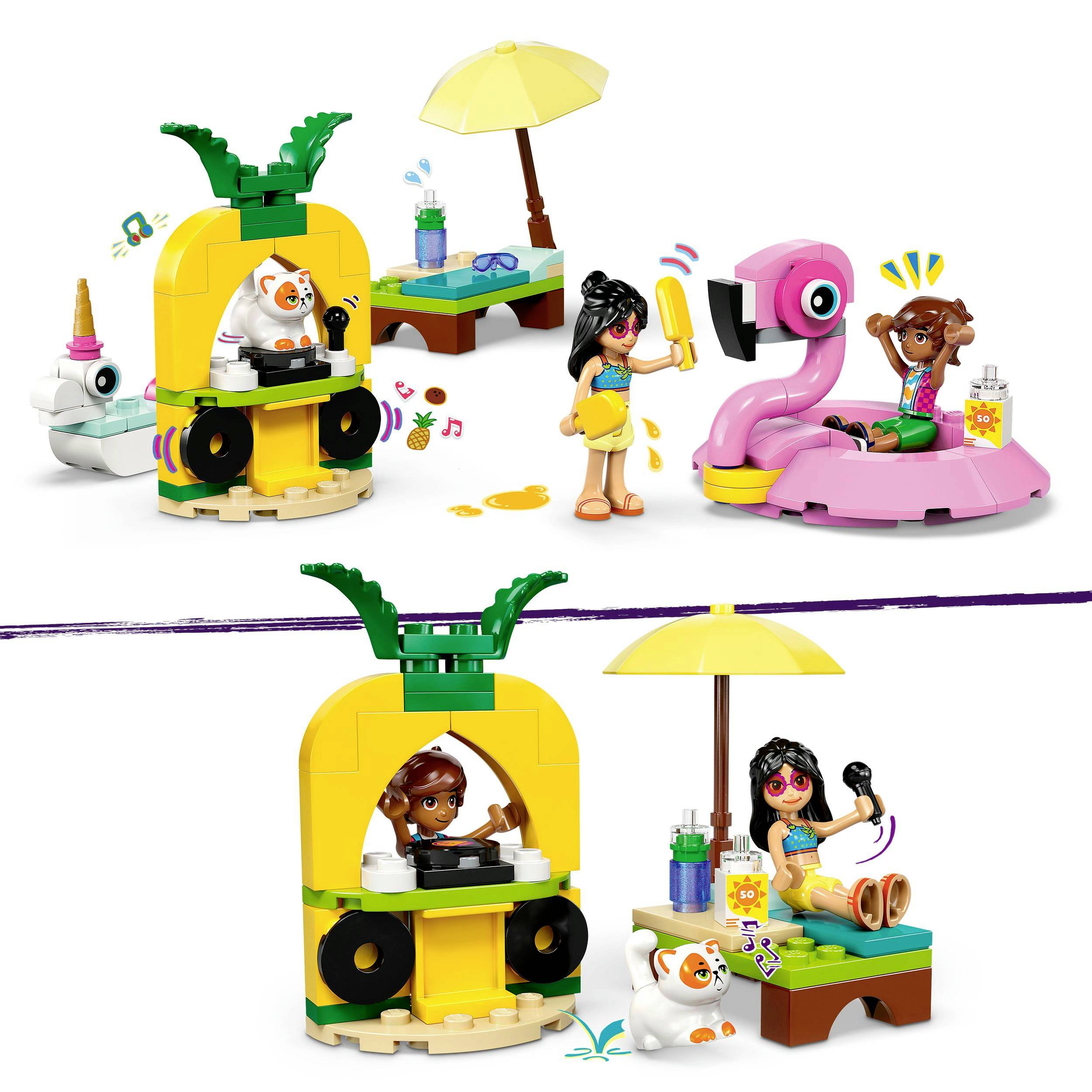42658 LEGO® FRIENDS Poolparty mit Einhorn und Flamingo