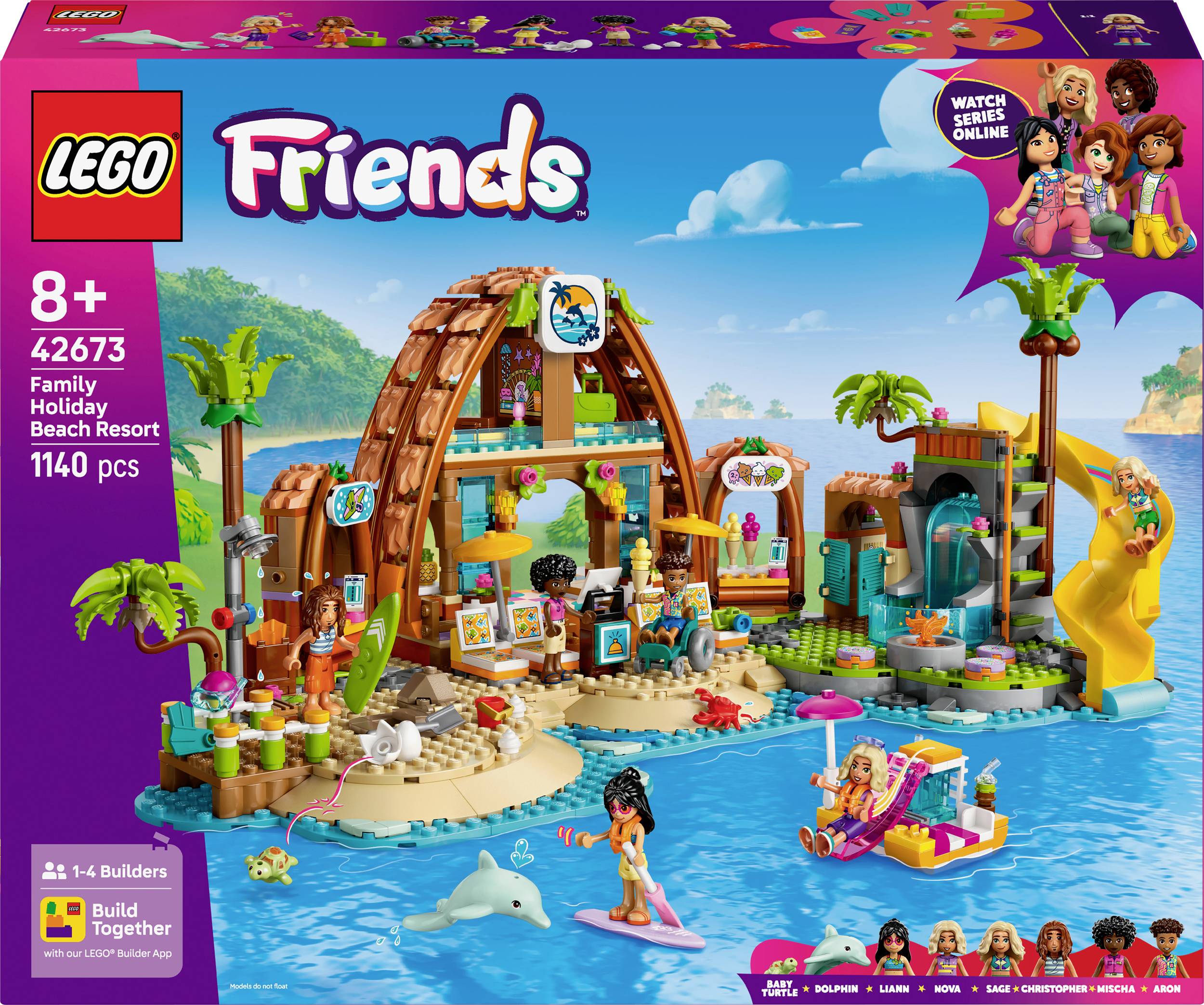 42673 LEGO® FRIENDS Familienurlaub im Strandresort