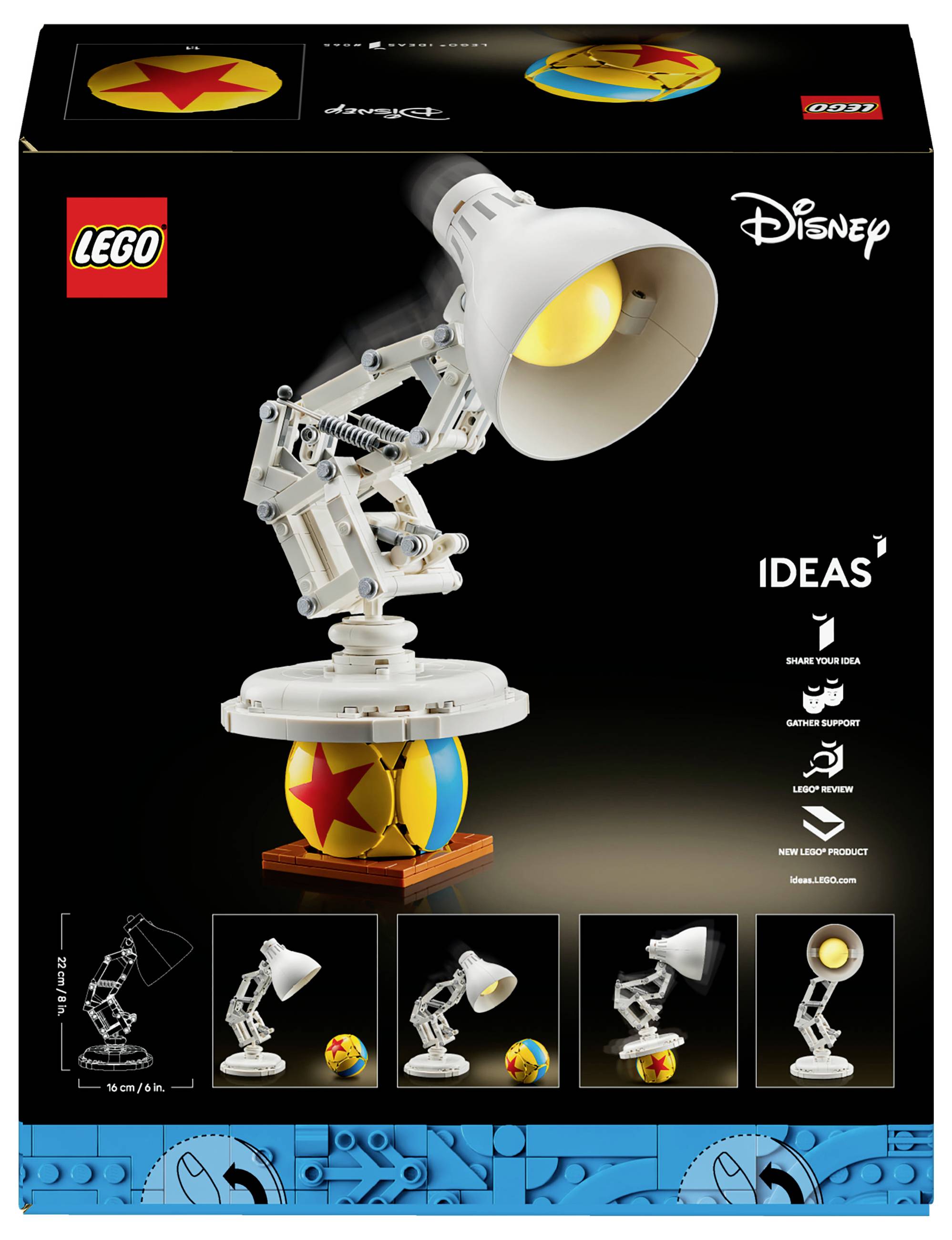 21357 LEGO® IDEAS Disney Pixar Luxo Jr.