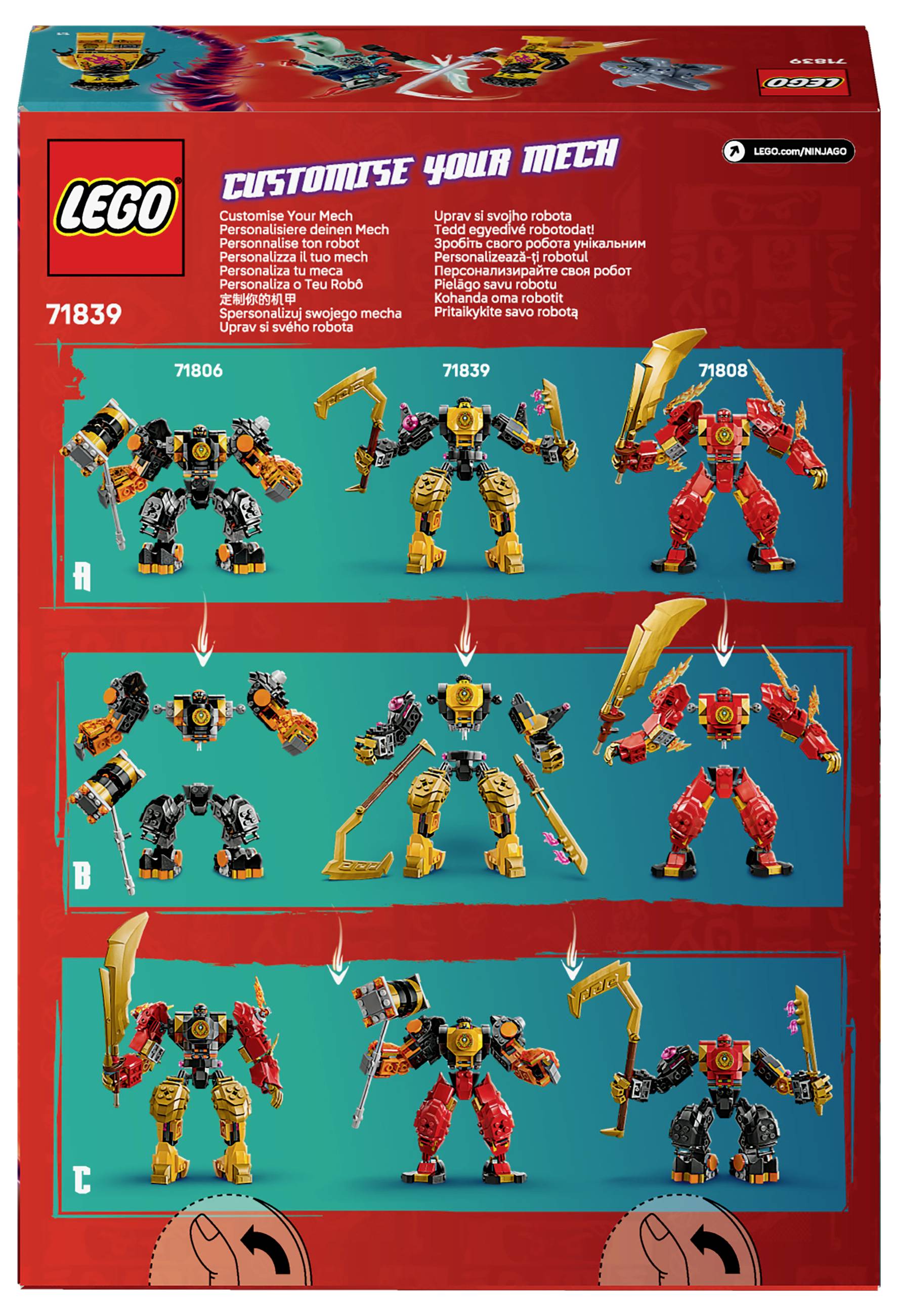 71839 LEGO® NINJAGO Arins Spinjitzumech