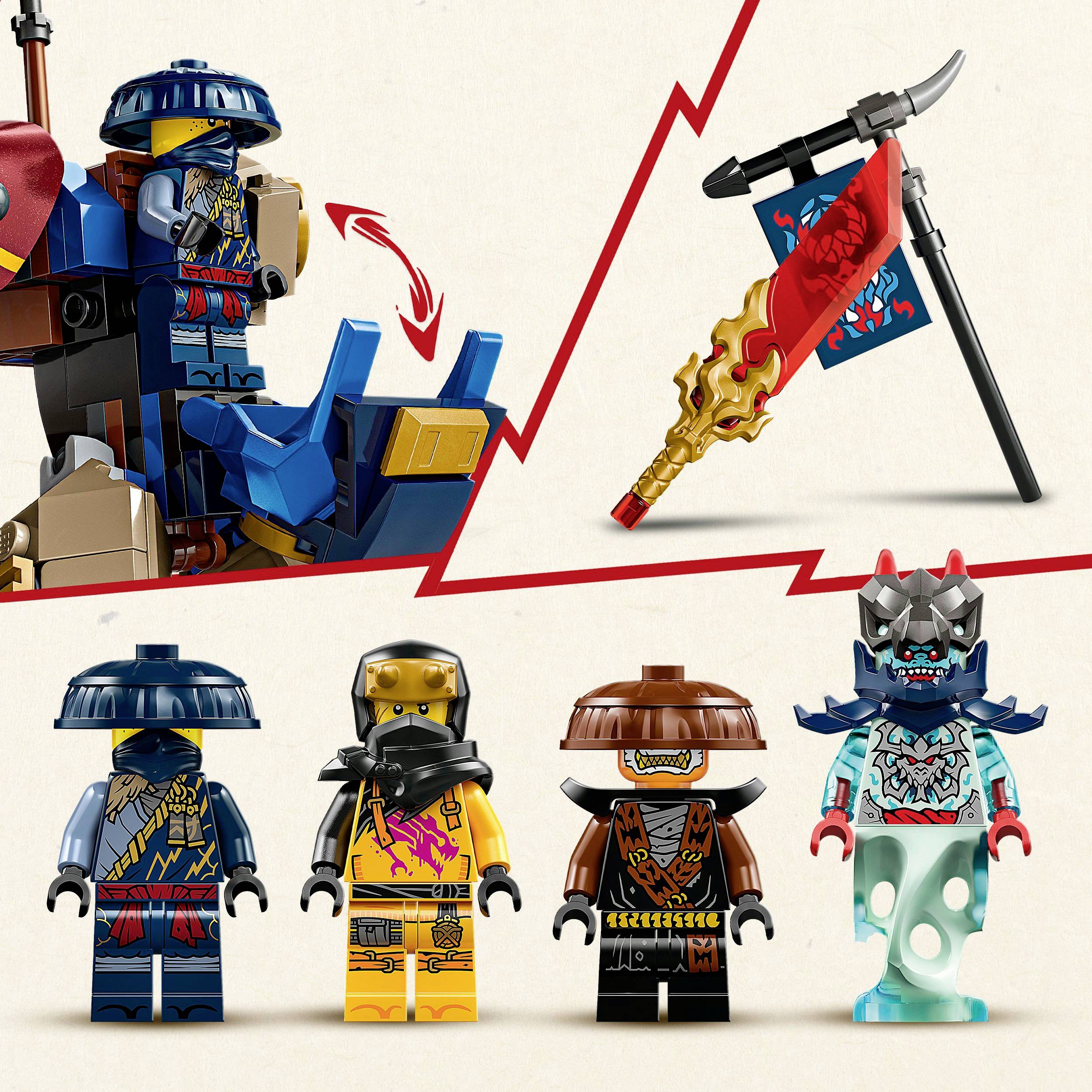 71843 LEGO® NINJAGO Rogues Mech-Drachenreiter