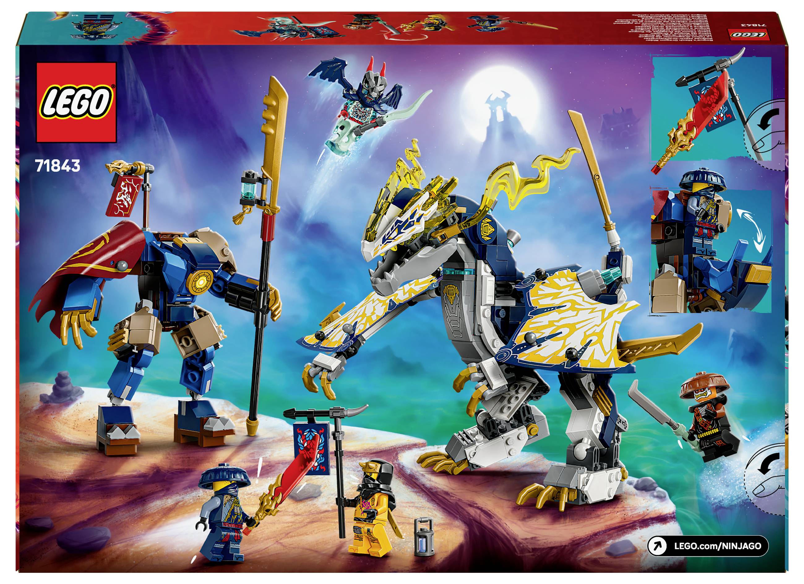71843 LEGO® NINJAGO Rogues Mech-Drachenreiter
