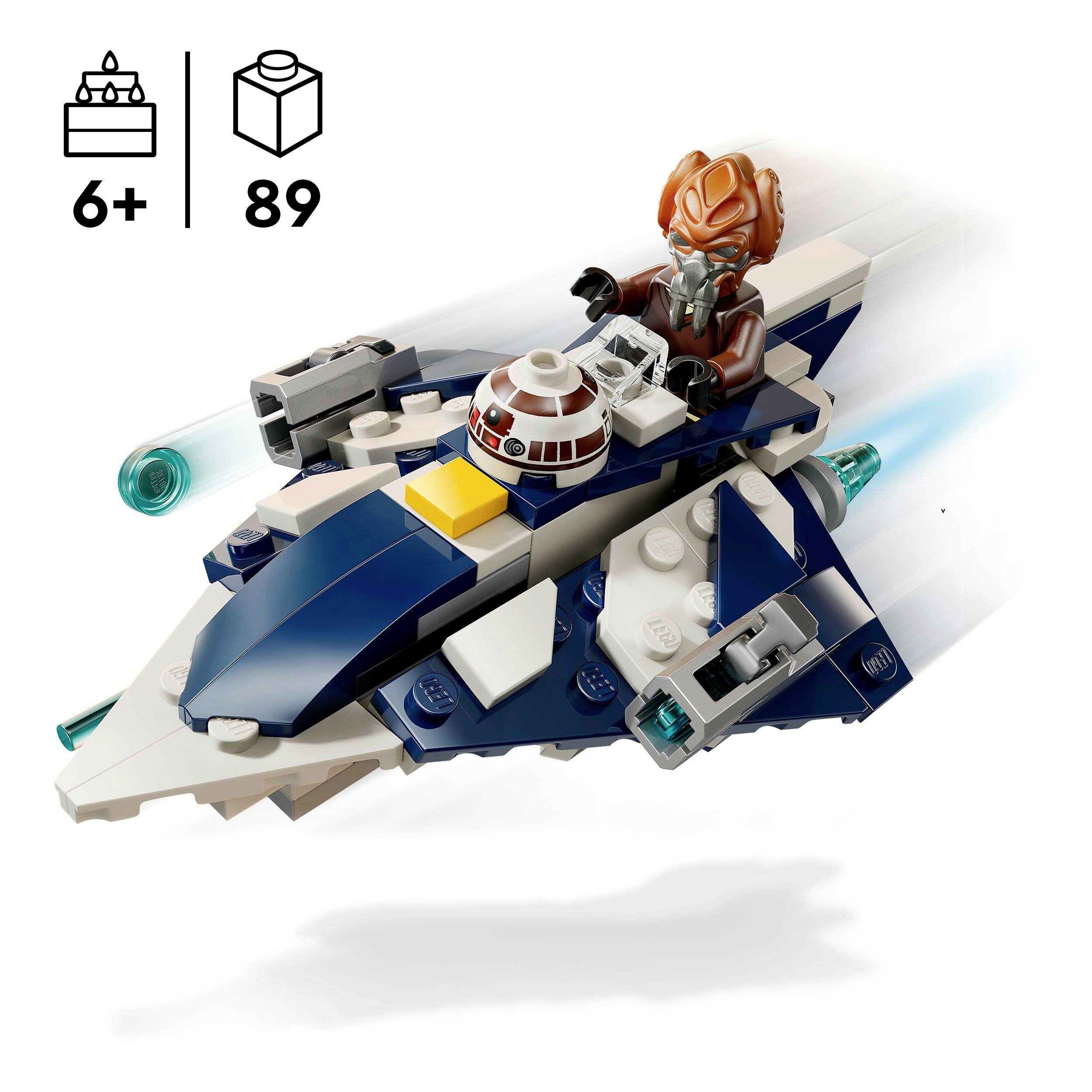 75400 LEGO® STAR WARS™ Plo Koons Jedi Starfighter Microfighter