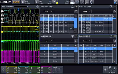 Uni-T MSO2000X-BND Mess-Software