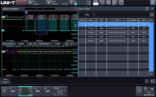 Uni-T MSO2000X-LIN Mess-Software