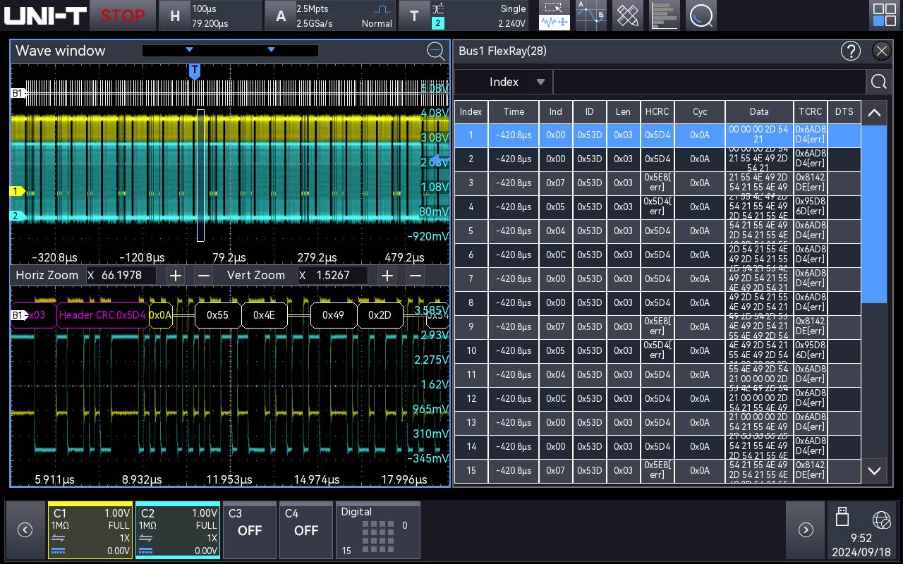 Uni-T MSO2000X-FLEX Mess-Software