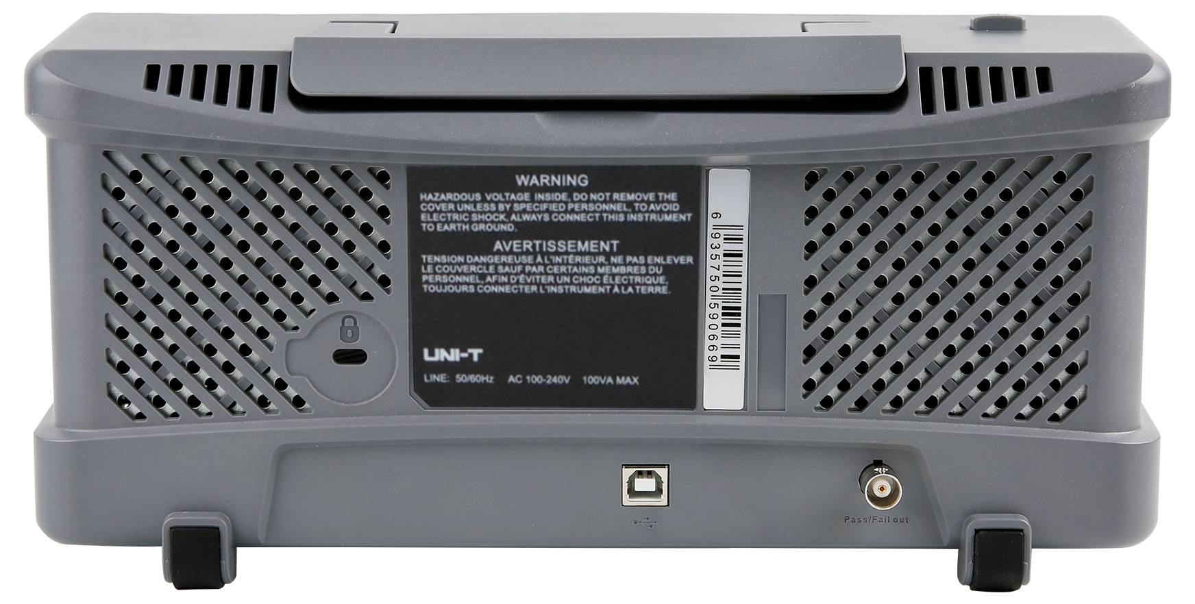 Uni-T UTD2202CEX+ Digital-Oszilloskop 200MHz 64 kpts 1St.